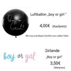 Girlanden BABY Party