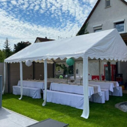 Zelt 4x6m für ca. 30 Personen