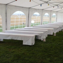 Zelt 6x12m für ca. 100 Personen